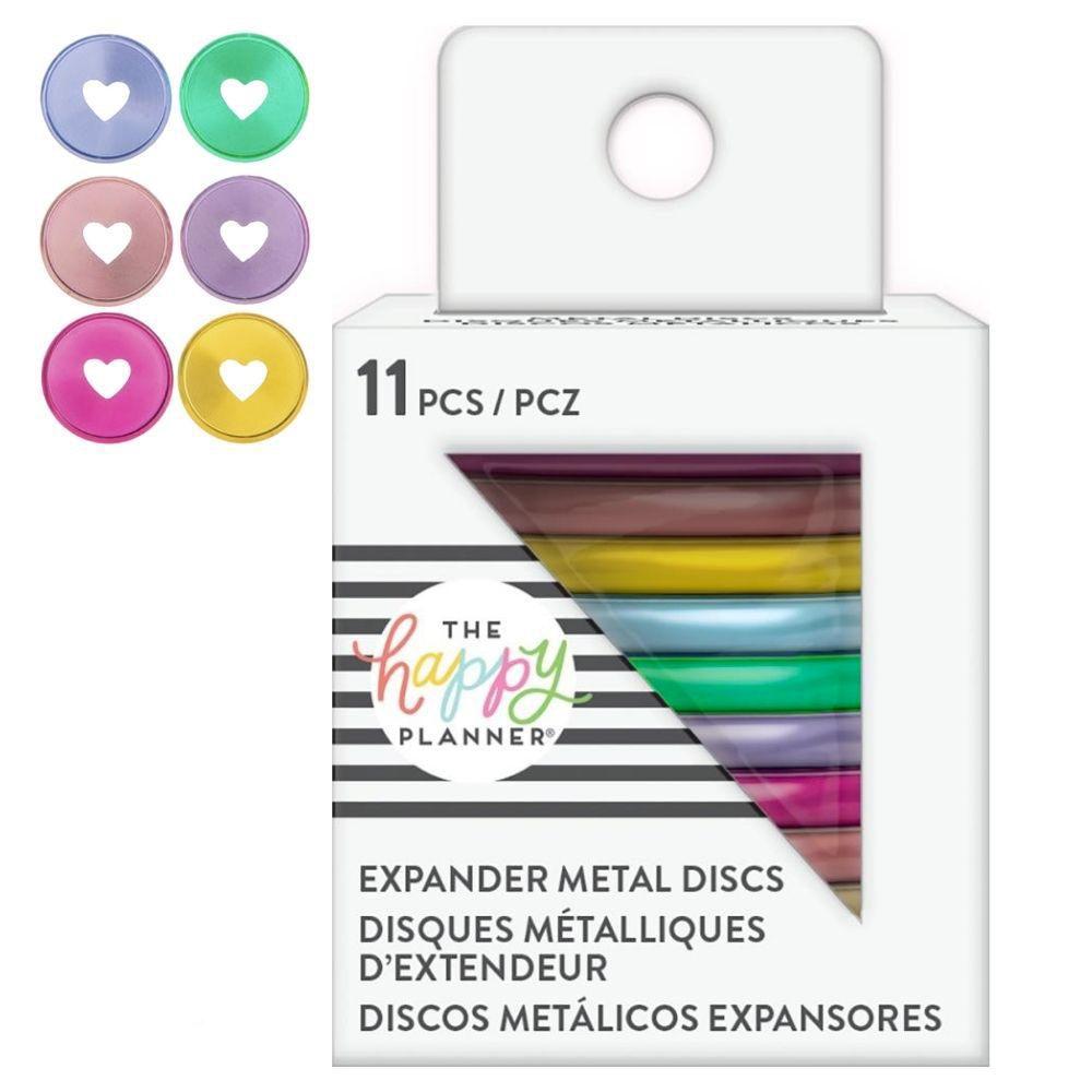 Happy Planner Metal Rainbow 1.75" / Anillos Metálicos para Agendas Arcoiris Descontinuado Me &amp; My Big Ideas