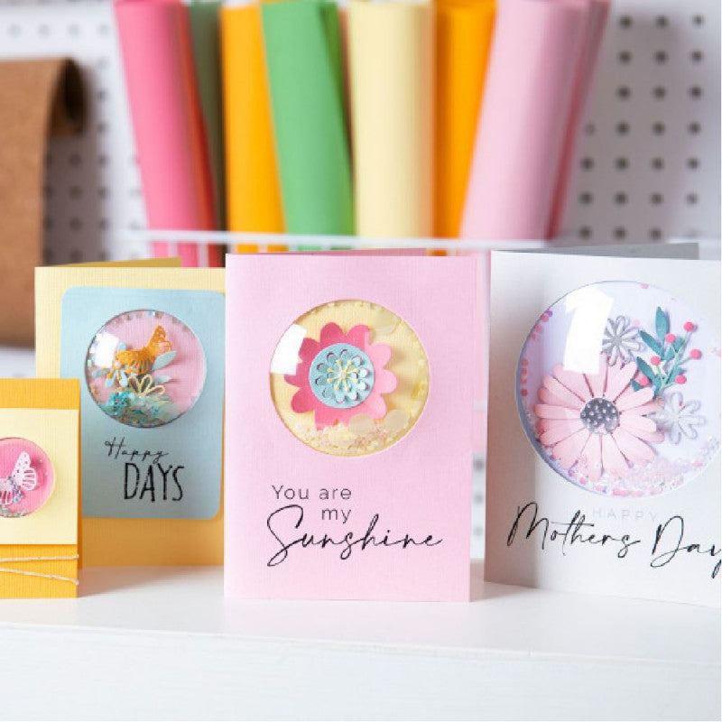 Shaker Domes Circle 2" / Domos 3D de 5cm Adornos / Embellishments Sizzix