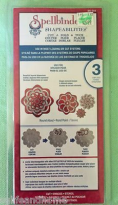 Suaje de Corte de Flor 3D 2  / Round About Descontinuado Spellbinders