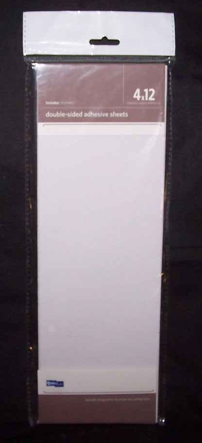Double Sided Adhesive Chipboard Sheets / Hojas de Cartulina Gruesa Adhesiva Por Ambos Lados Descontinuado QuicKutz