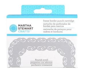 Frame Border Punch Cartridge Flourish Scroll / Cartucho Para Perforadora de Marcos Rollos Florales Descontinuado Martha Stewart