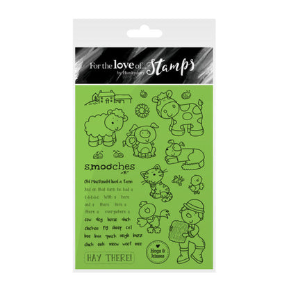 Stamps Old Macdonald &amp; Friends / Sellos de Animales y Granja Descontinuado Hunkydory