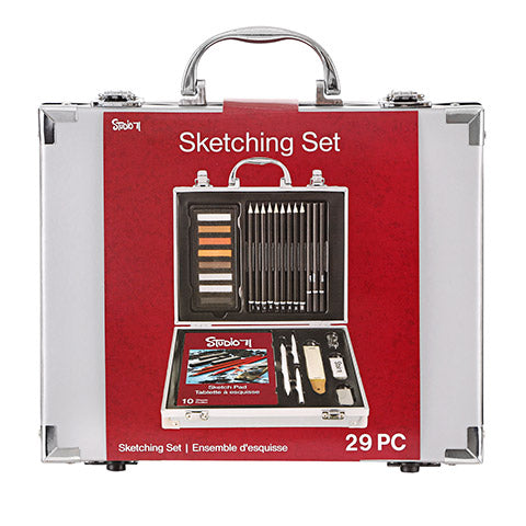Studio 71 Sketching Set / Kit de Dibujo y Bosquejo 29 piezas Descontinuado Darice