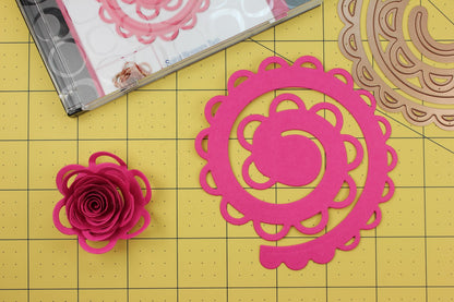 Spiral Blossom Two Die and Emboss / Suaje y Realce Espiral de Flor Descontinuado Spellbinders