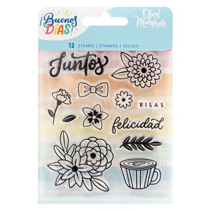 Buenos Dias Stamps / 12 Sellos Buenos Días  American Crafts