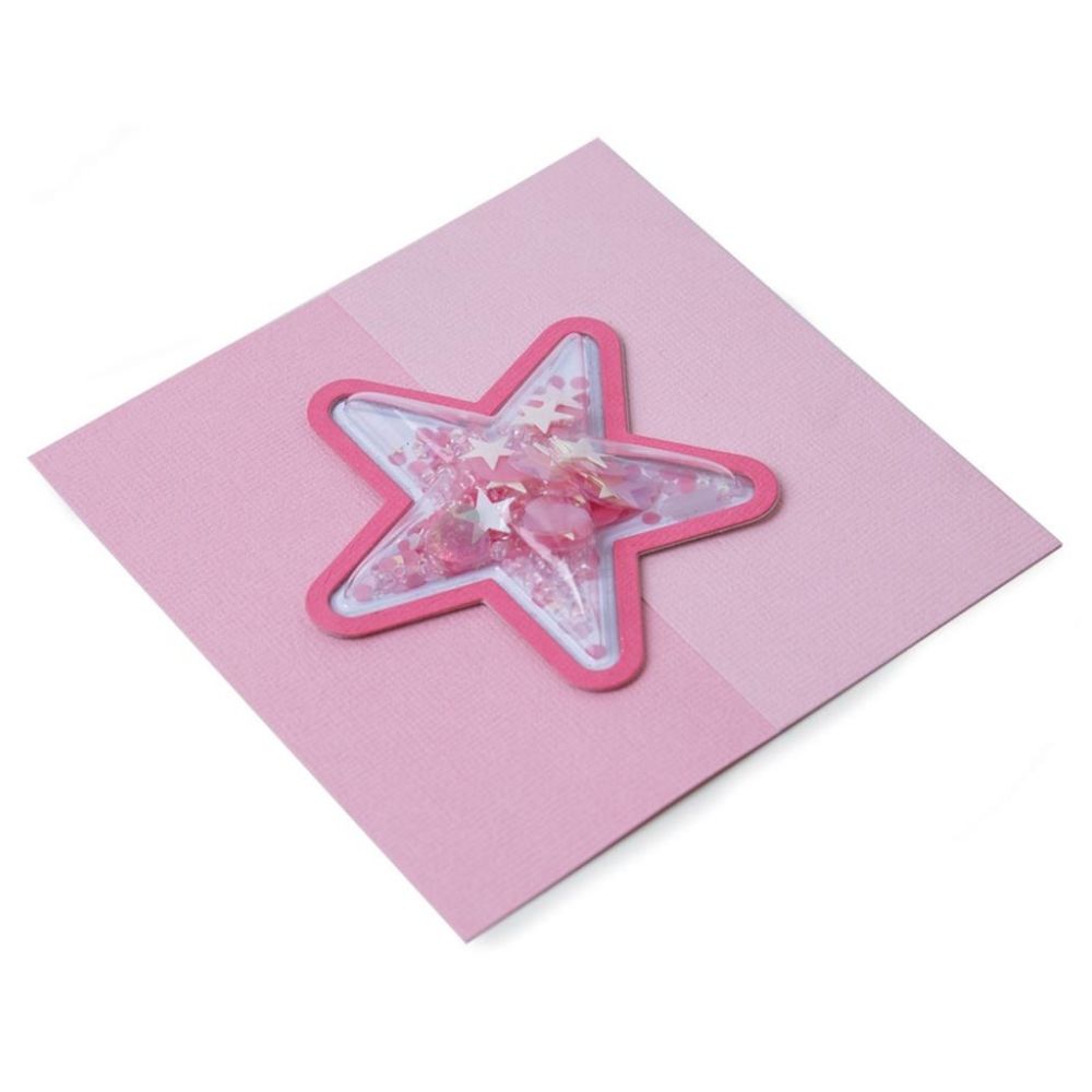 Shaker Domes Star 3" / Domo Estrella 3D de 7.62 cm Adornos / Embellishments Sizzix