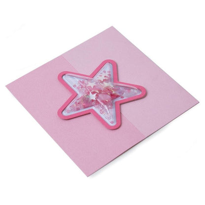 Shaker Domes Star 3" / Domo Estrella 3D de 7.62 cm Adornos / Embellishments Sizzix