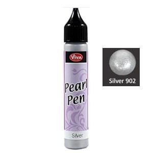 Pearl Pen Silver Chrome / Gel Cromado Adornos / Embellishments Viva Decor