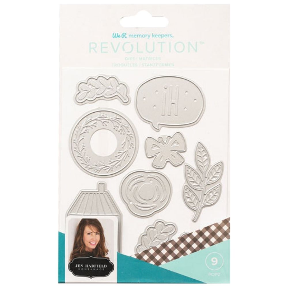 Jen Hadfield Die Set / Set de 9 Suajes Descontinuado We R Memory Keepers