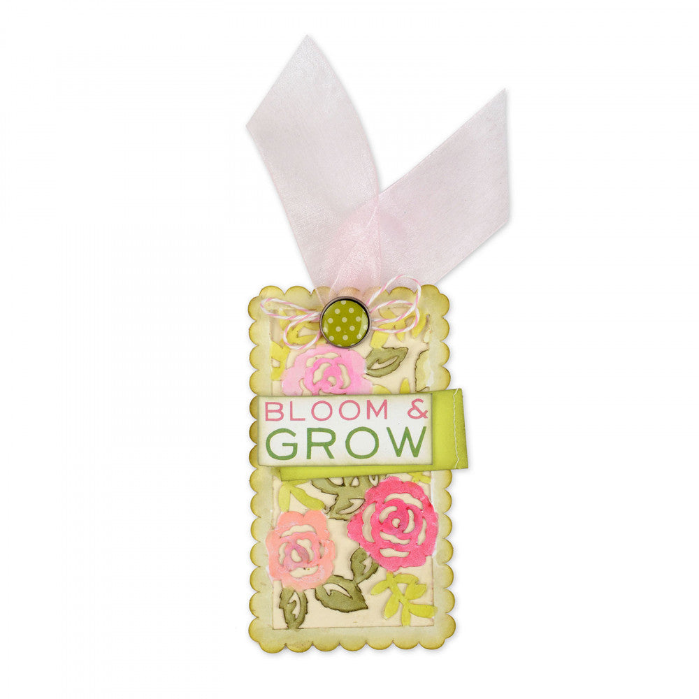 Thinlits Dies Rose Vines / Suaje Fondo de Rosas Descontinuado Sizzix