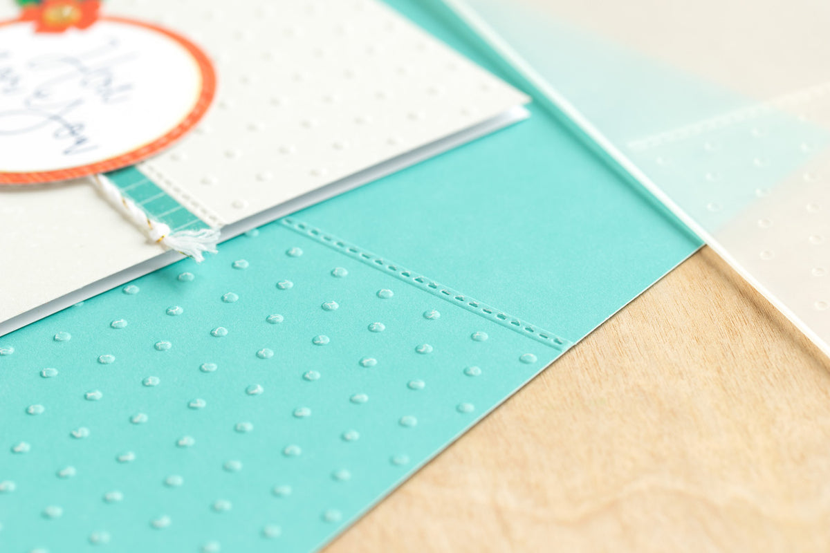 Dots Embossing Folders / Folders de Grabado Puntitos y Lunares Descontinuado We R Memory Keepers