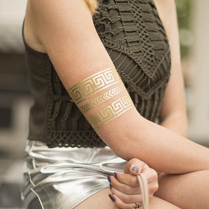 Temporary Tattoo Paper Gold 8.5 x 11" / Papel para Tatuajes Temporales Oro Acetato y Especializados Silhouette