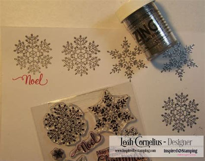 Zing Glitter Silver Embossing Powder / Polvos de Realce Plateado Brillante Descontinuado American Crafts