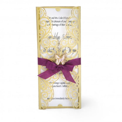 Thinlits Invitation Wrapper Die / Suaje de Invitación Caladita Descontinuado Sizzix