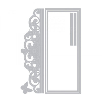 Thinlits Invitation Wrapper Die / Suaje de Invitación Caladita Descontinuado Sizzix