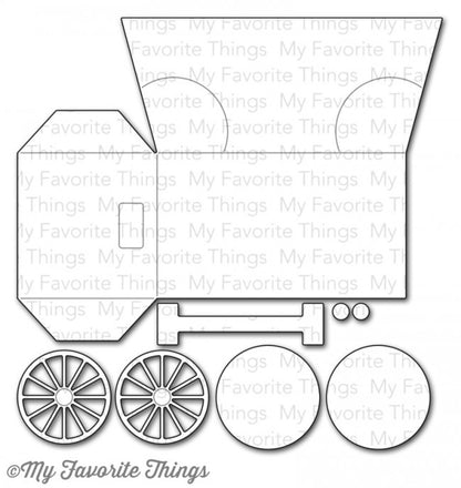 Suaje de Corte de Tren / Candy Train Descontinuado Die Namics