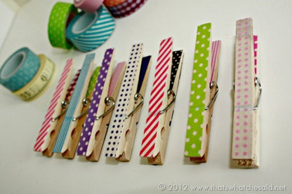 Washi Trendy Tape Bold Stripe Orange / Cinta Adhesiva Descontinuado Queen&amp;Co