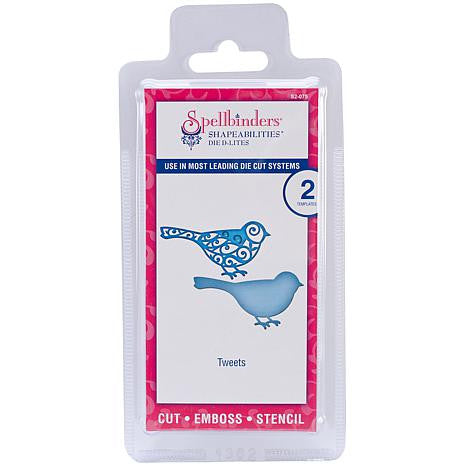 Suaje de Corte de Pajaro  / Tweets Descontinuado Spellbinders
