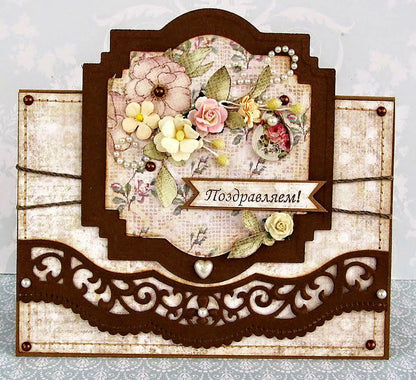 Suaje de Corte de Borde / Scalloped Borders Two Dados de Corte / Suajes / Troqueles Spellbinders