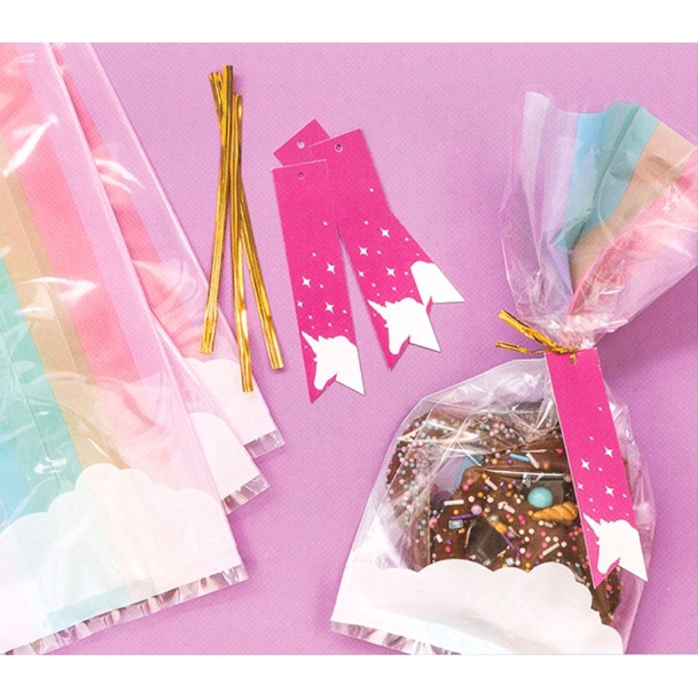 Unicorn Stripe Treat Bag Kit / Kit de Bolsas Unicornio Descontinuado Sweet Tooth Fairy