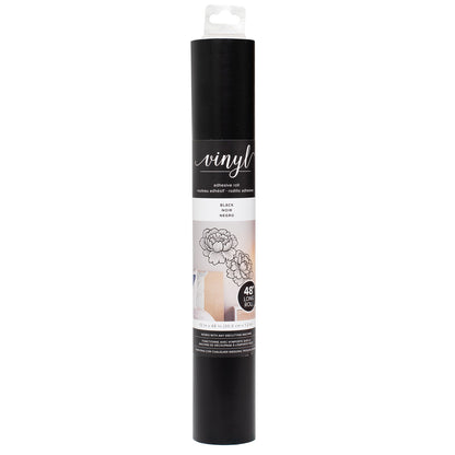 Adhesive Vinyl Black / Vinil Adhesivo Negro Mate Descontinuado American Crafts
