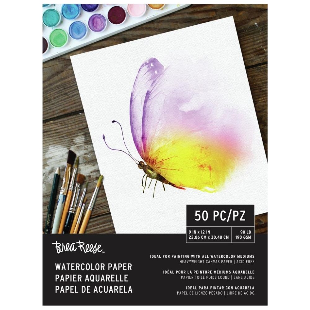 Watercolor Paper Pad 9 x 12" / Block Papel Acuarela Descontinuado Brea Reese