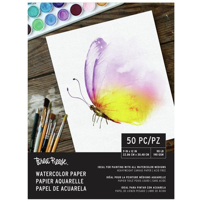 Watercolor Paper Pad 9 x 12" / Block Papel Acuarela Descontinuado Brea Reese