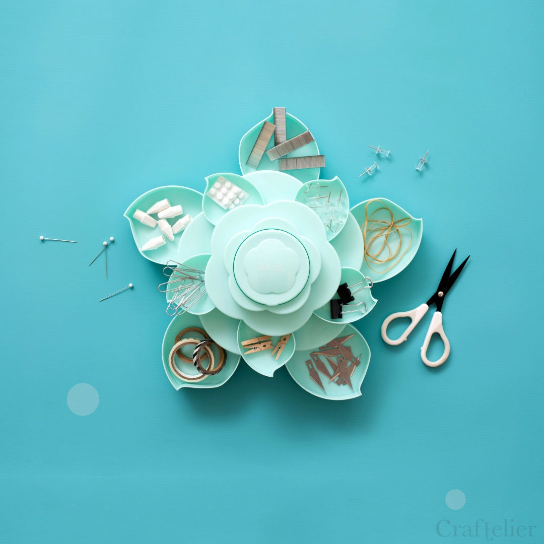 Mini Bloom Storage Mint / Organizador de Flor Mini Menta Almacenamiento y Organización We R Memory Keepers